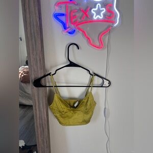 Zara Satin Cropped Top